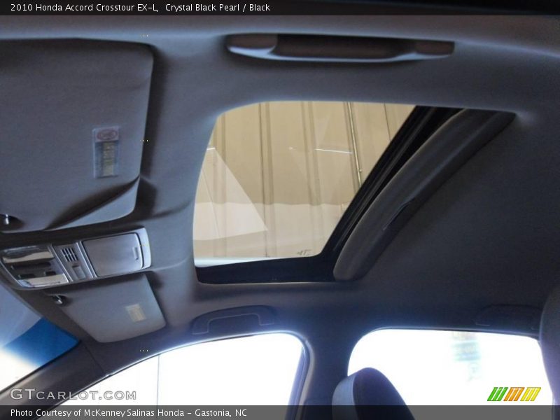 Crystal Black Pearl / Black 2010 Honda Accord Crosstour EX-L