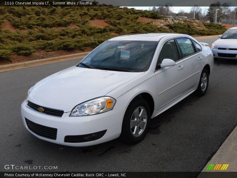 Summit White / Neutral 2010 Chevrolet Impala LT