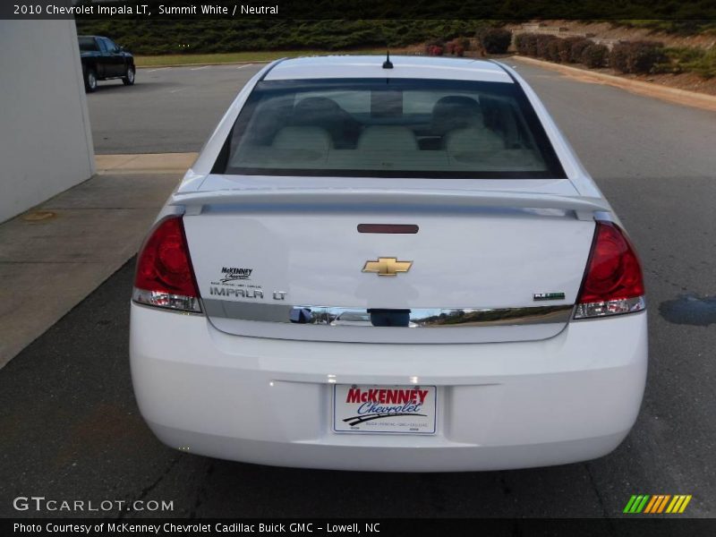 Summit White / Neutral 2010 Chevrolet Impala LT