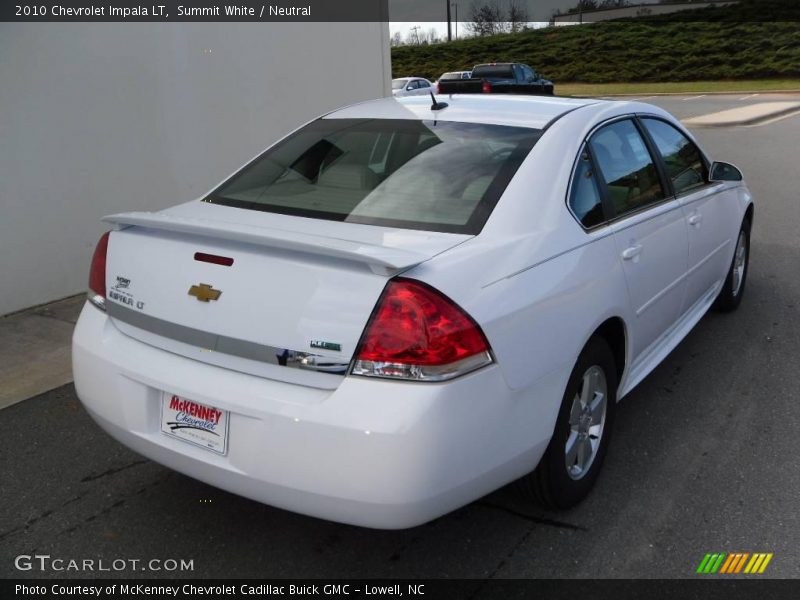 Summit White / Neutral 2010 Chevrolet Impala LT