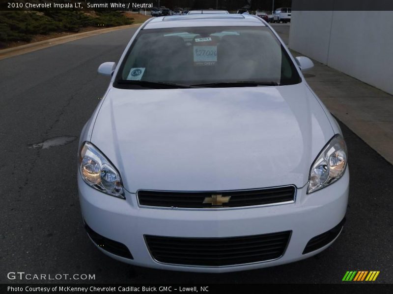 Summit White / Neutral 2010 Chevrolet Impala LT