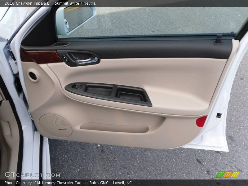 Summit White / Neutral 2010 Chevrolet Impala LT