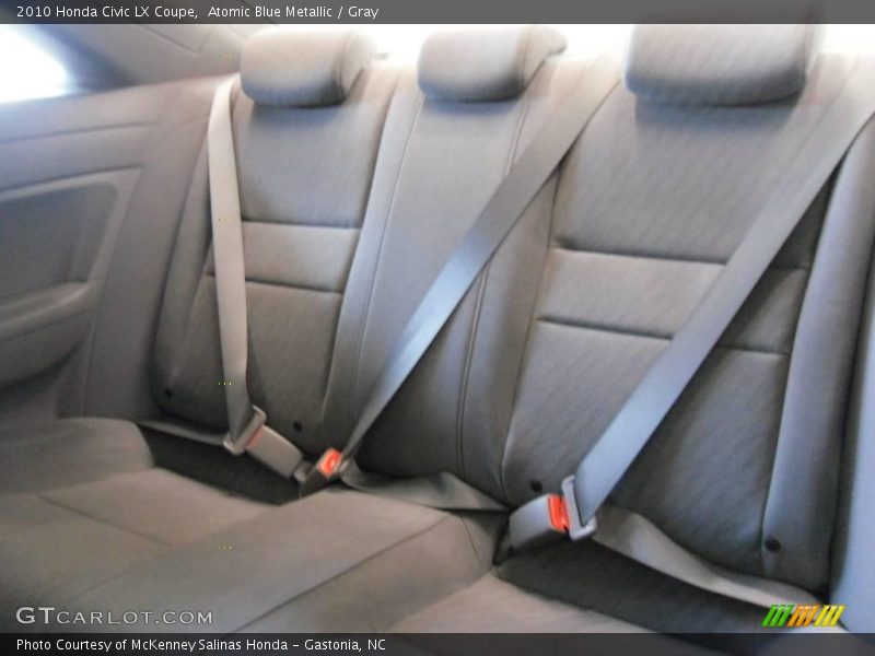Atomic Blue Metallic / Gray 2010 Honda Civic LX Coupe