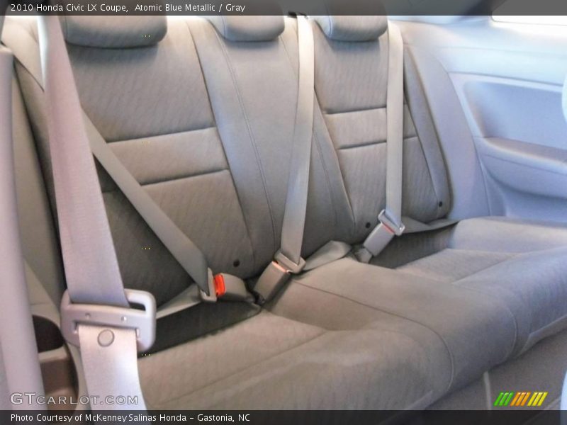 Atomic Blue Metallic / Gray 2010 Honda Civic LX Coupe