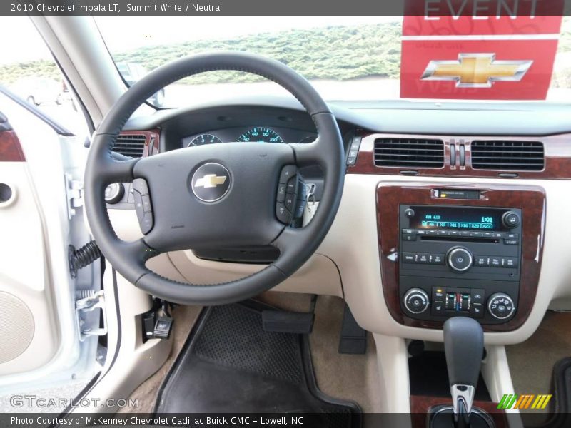 Summit White / Neutral 2010 Chevrolet Impala LT
