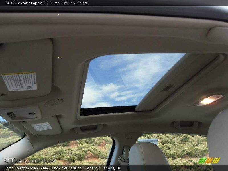Summit White / Neutral 2010 Chevrolet Impala LT