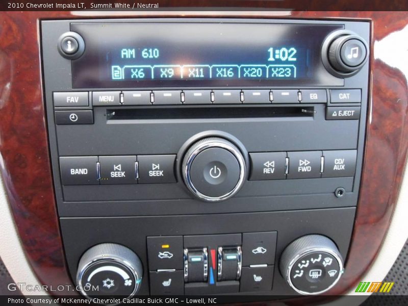 Summit White / Neutral 2010 Chevrolet Impala LT