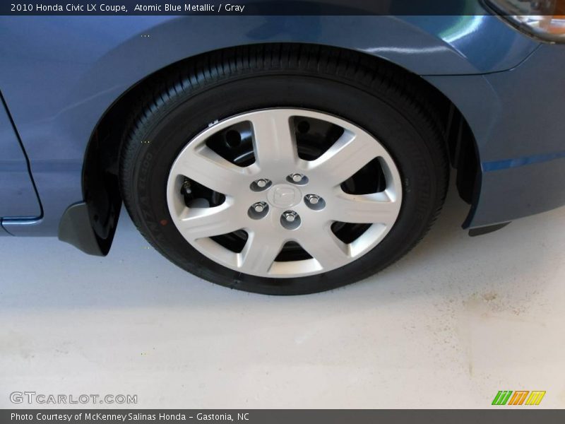 Atomic Blue Metallic / Gray 2010 Honda Civic LX Coupe