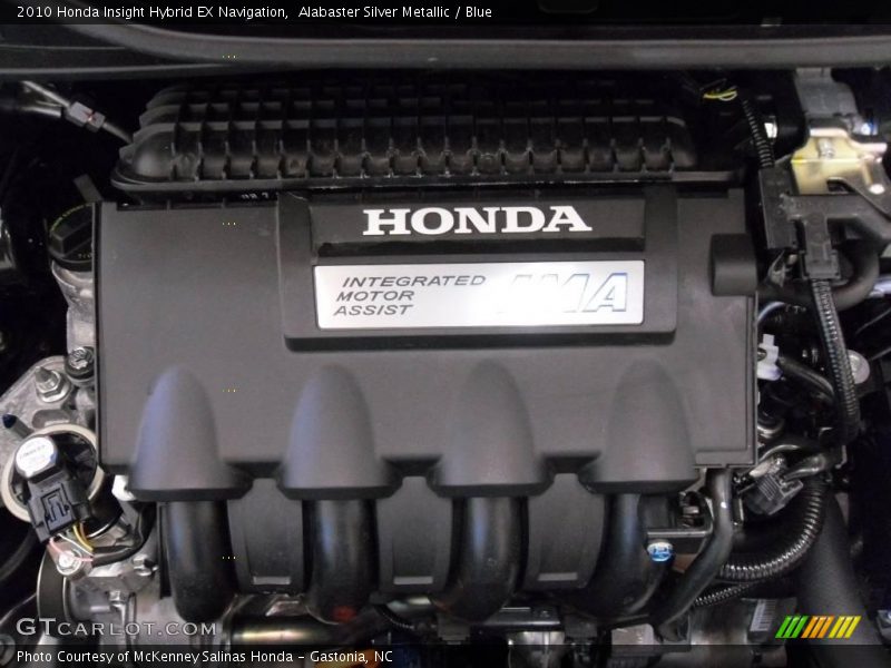 Alabaster Silver Metallic / Blue 2010 Honda Insight Hybrid EX Navigation