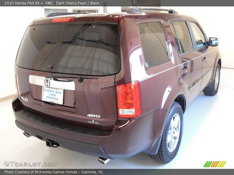 Dark Cherry Pearl / Black 2010 Honda Pilot EX-L 4WD