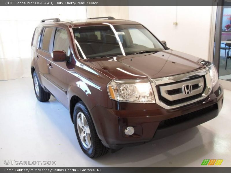 Dark Cherry Pearl / Black 2010 Honda Pilot EX-L 4WD