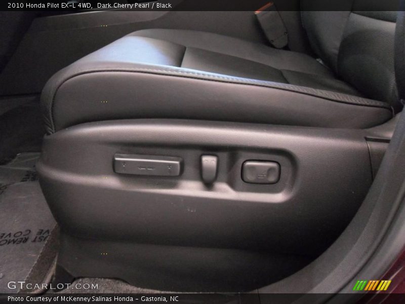 Dark Cherry Pearl / Black 2010 Honda Pilot EX-L 4WD