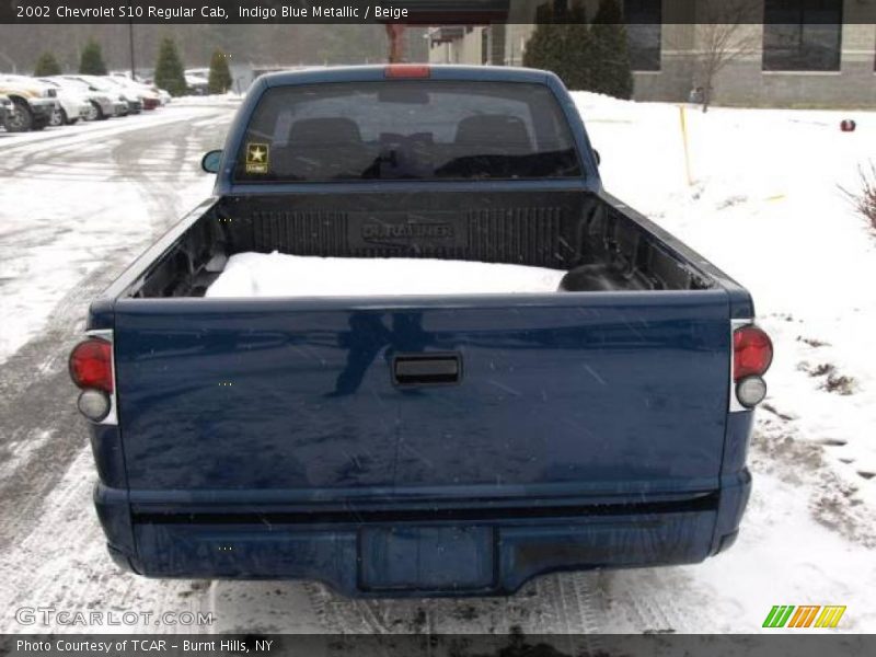 Indigo Blue Metallic / Beige 2002 Chevrolet S10 Regular Cab