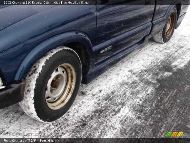 Indigo Blue Metallic / Beige 2002 Chevrolet S10 Regular Cab