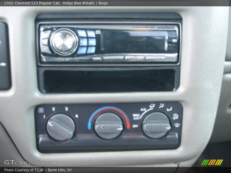 Indigo Blue Metallic / Beige 2002 Chevrolet S10 Regular Cab