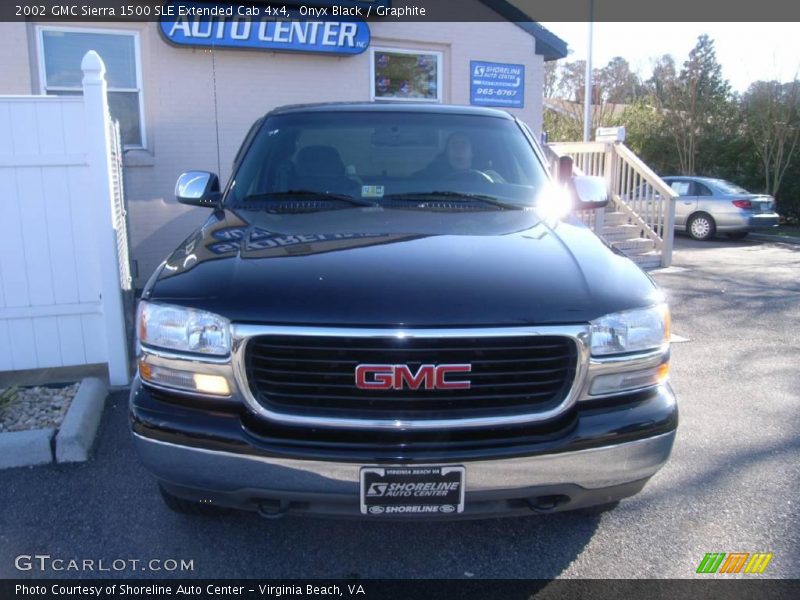 Onyx Black / Graphite 2002 GMC Sierra 1500 SLE Extended Cab 4x4