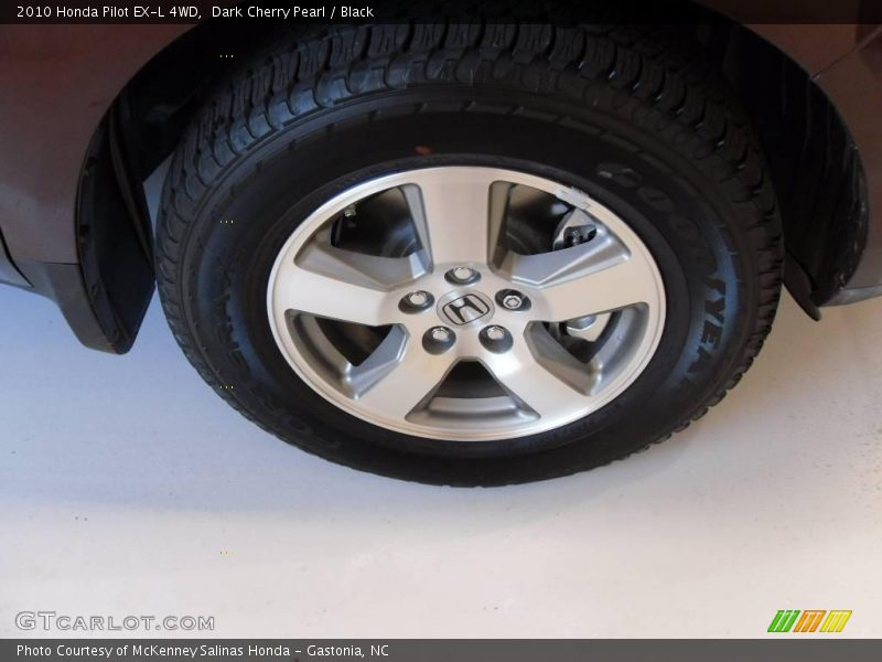 Dark Cherry Pearl / Black 2010 Honda Pilot EX-L 4WD