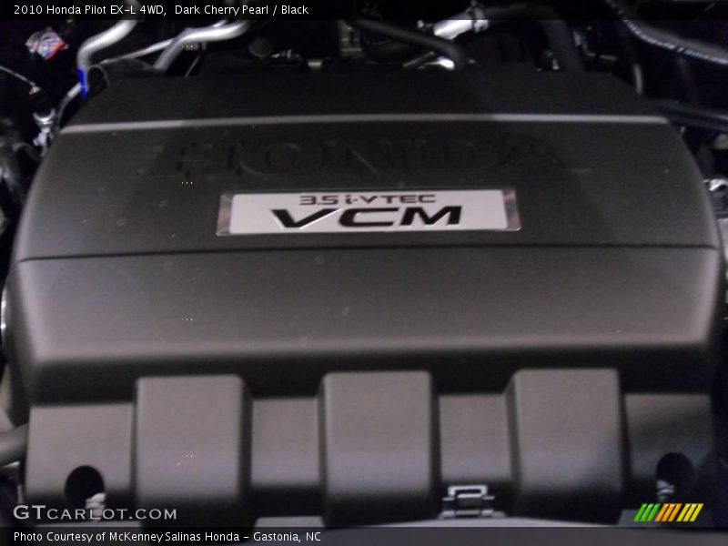 Dark Cherry Pearl / Black 2010 Honda Pilot EX-L 4WD