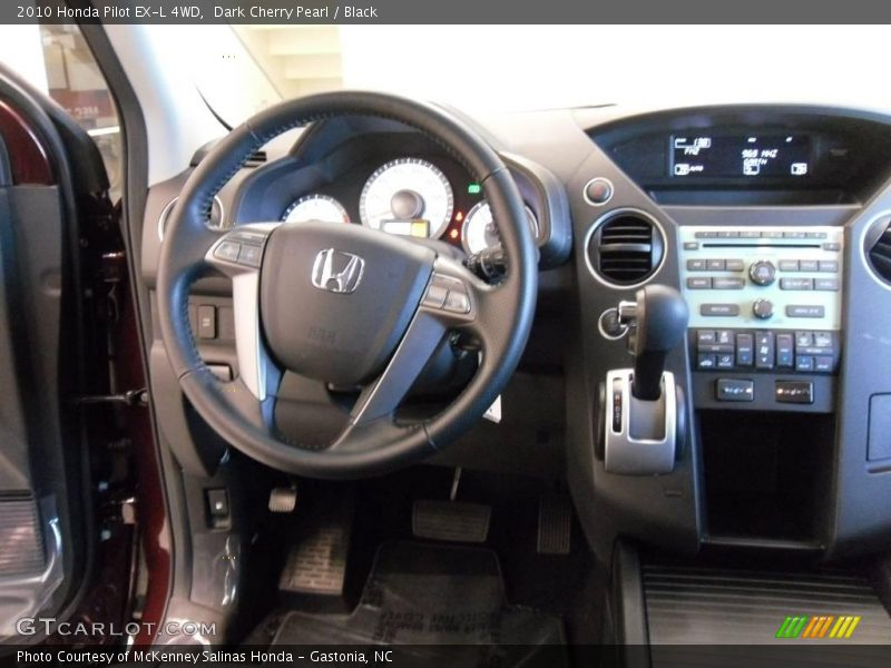Dark Cherry Pearl / Black 2010 Honda Pilot EX-L 4WD