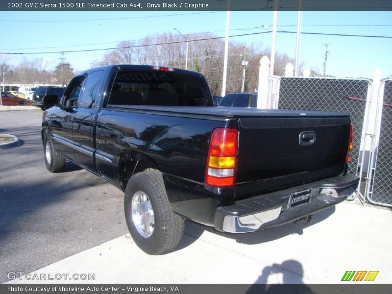 Onyx Black / Graphite 2002 GMC Sierra 1500 SLE Extended Cab 4x4