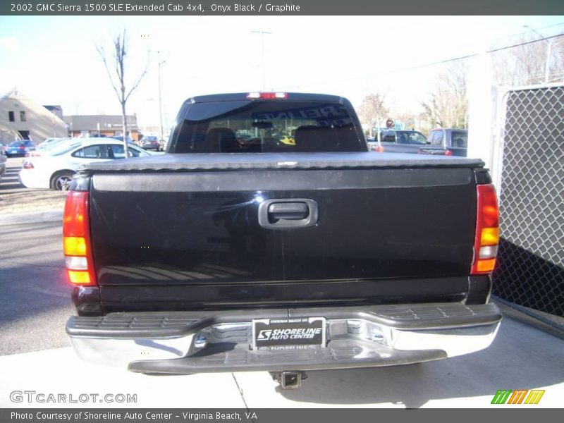 Onyx Black / Graphite 2002 GMC Sierra 1500 SLE Extended Cab 4x4