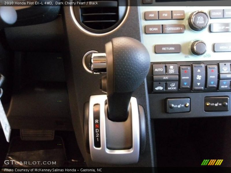 Dark Cherry Pearl / Black 2010 Honda Pilot EX-L 4WD