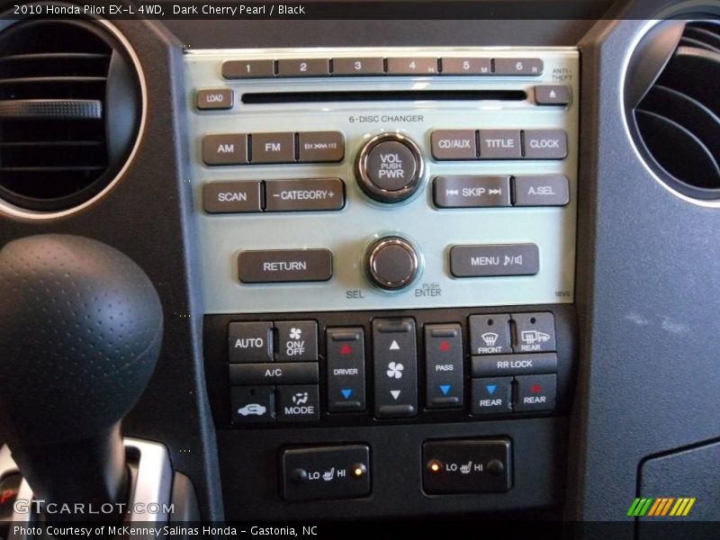 Dark Cherry Pearl / Black 2010 Honda Pilot EX-L 4WD