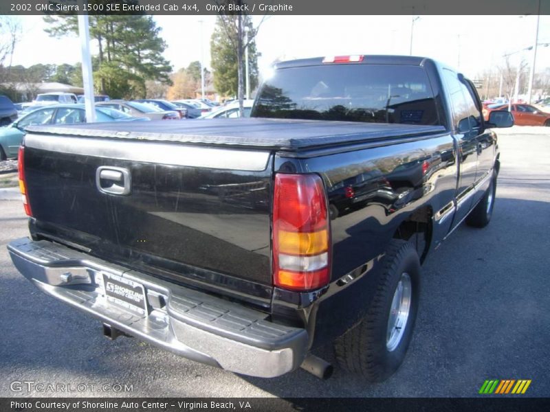 Onyx Black / Graphite 2002 GMC Sierra 1500 SLE Extended Cab 4x4