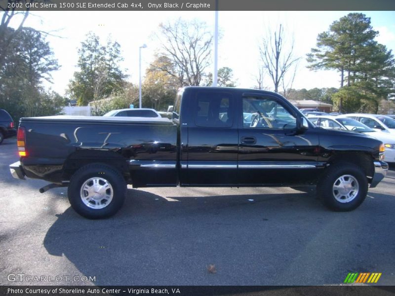Onyx Black / Graphite 2002 GMC Sierra 1500 SLE Extended Cab 4x4