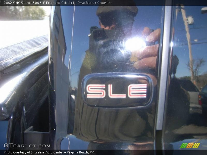 Onyx Black / Graphite 2002 GMC Sierra 1500 SLE Extended Cab 4x4