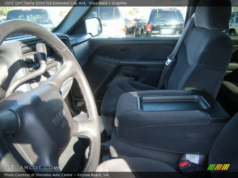 Onyx Black / Graphite 2002 GMC Sierra 1500 SLE Extended Cab 4x4