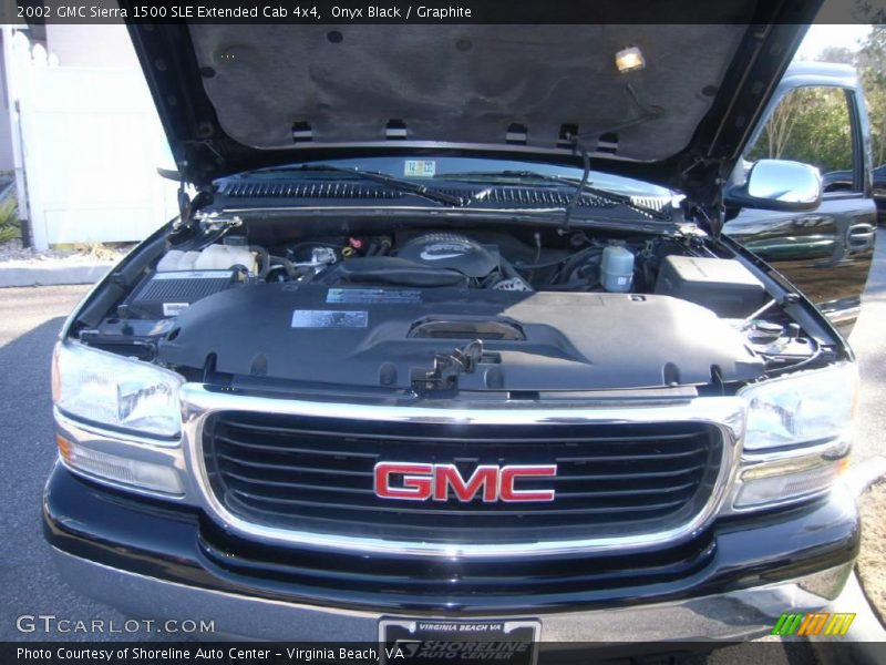 Onyx Black / Graphite 2002 GMC Sierra 1500 SLE Extended Cab 4x4