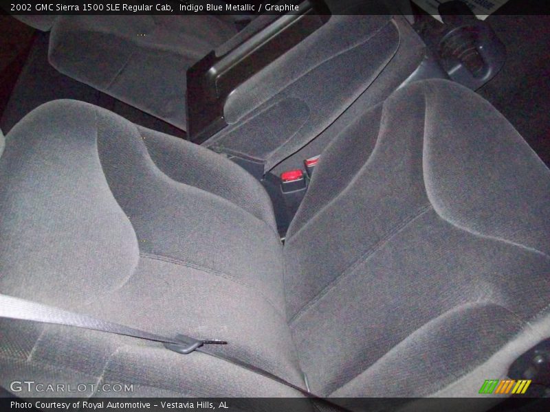 Indigo Blue Metallic / Graphite 2002 GMC Sierra 1500 SLE Regular Cab