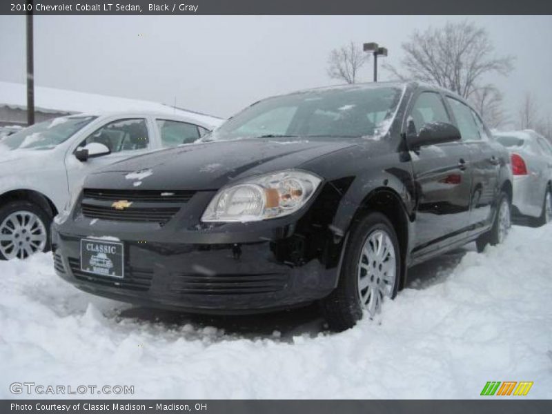 Black / Gray 2010 Chevrolet Cobalt LT Sedan