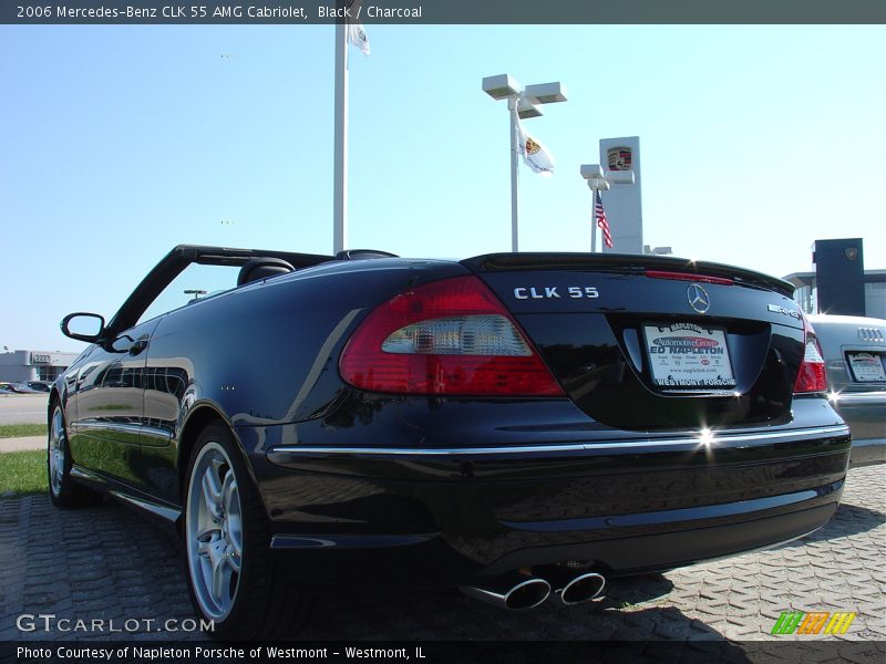 Black / Charcoal 2006 Mercedes-Benz CLK 55 AMG Cabriolet