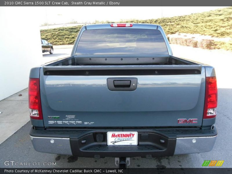 Stealth Gray Metallic / Ebony 2010 GMC Sierra 1500 SLT Crew Cab
