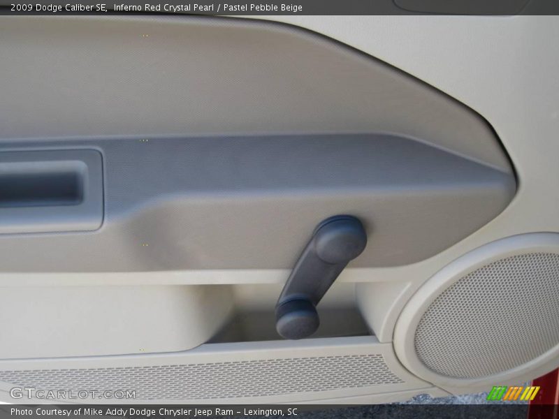 Inferno Red Crystal Pearl / Pastel Pebble Beige 2009 Dodge Caliber SE