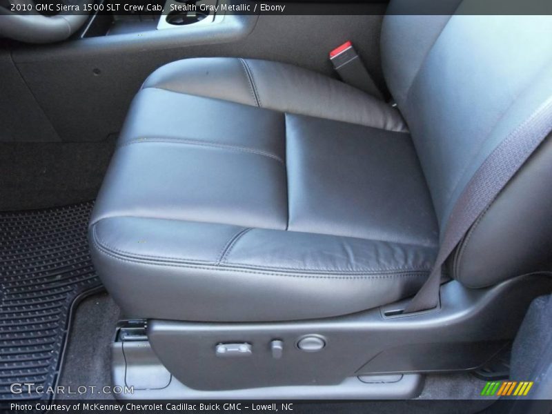 Stealth Gray Metallic / Ebony 2010 GMC Sierra 1500 SLT Crew Cab
