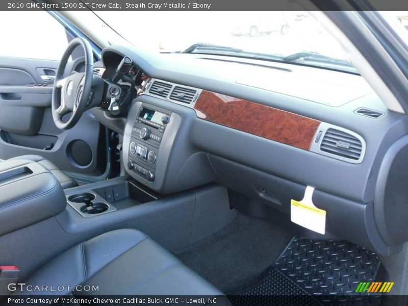 Stealth Gray Metallic / Ebony 2010 GMC Sierra 1500 SLT Crew Cab