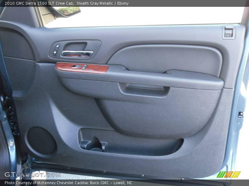 Stealth Gray Metallic / Ebony 2010 GMC Sierra 1500 SLT Crew Cab