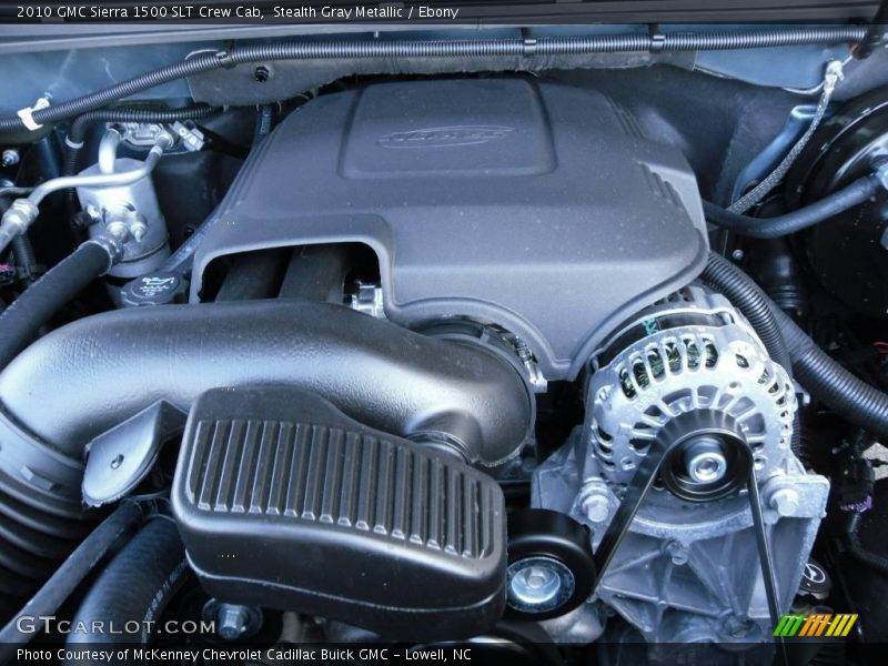 Stealth Gray Metallic / Ebony 2010 GMC Sierra 1500 SLT Crew Cab