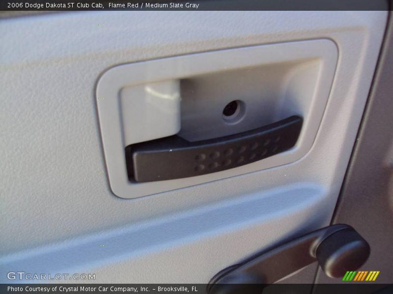 Flame Red / Medium Slate Gray 2006 Dodge Dakota ST Club Cab