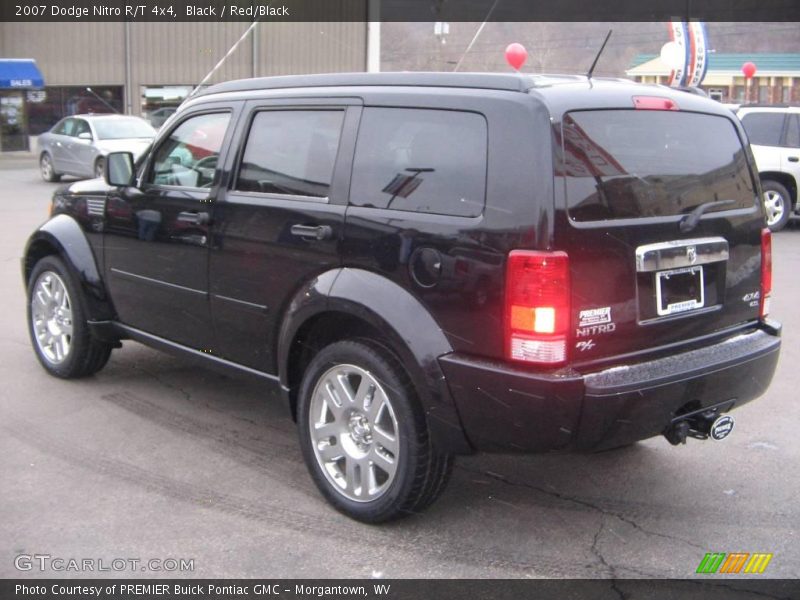 Black / Red/Black 2007 Dodge Nitro R/T 4x4