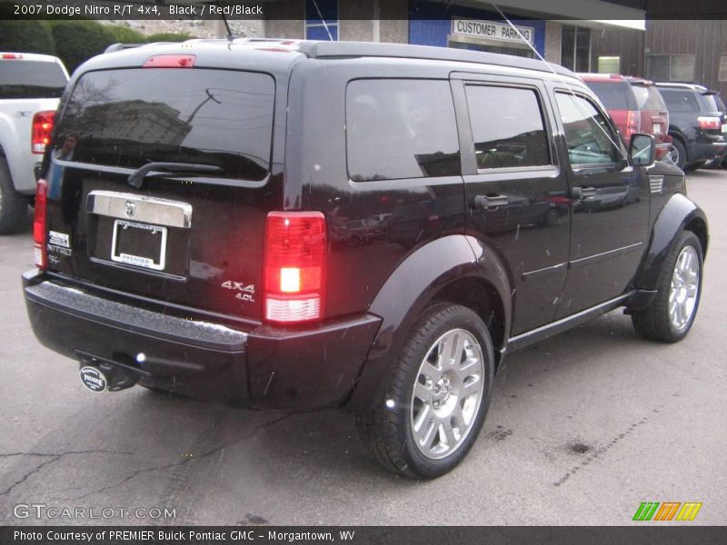 Black / Red/Black 2007 Dodge Nitro R/T 4x4