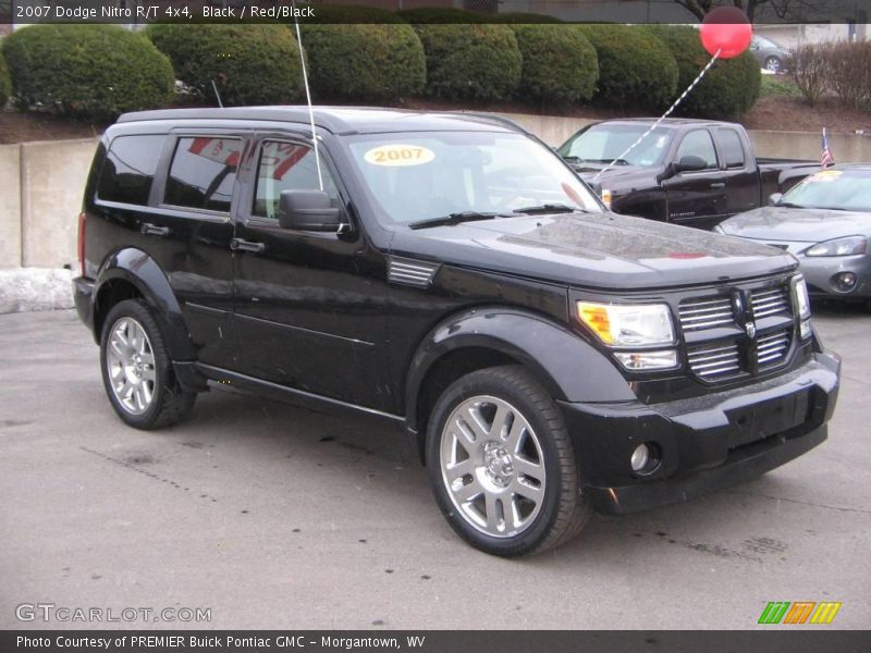Black / Red/Black 2007 Dodge Nitro R/T 4x4
