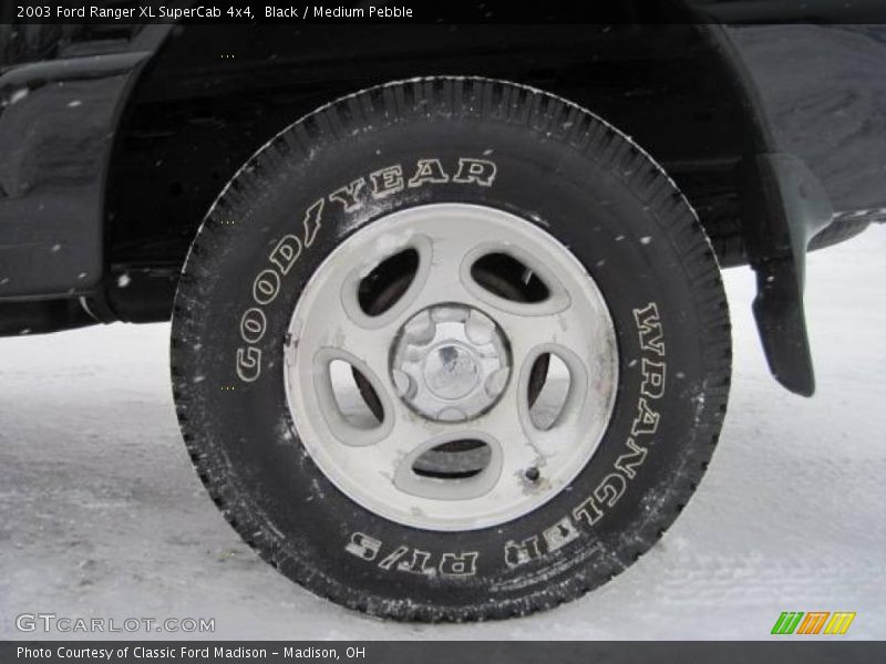 Black / Medium Pebble 2003 Ford Ranger XL SuperCab 4x4