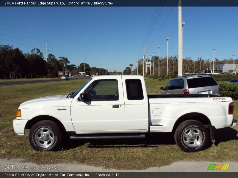 Oxford White / Black/Gray 2004 Ford Ranger Edge SuperCab