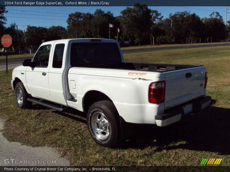 Oxford White / Black/Gray 2004 Ford Ranger Edge SuperCab