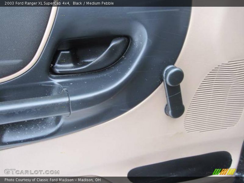 Black / Medium Pebble 2003 Ford Ranger XL SuperCab 4x4
