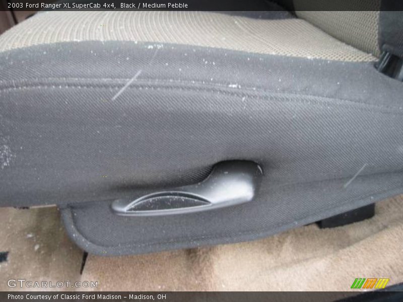 Black / Medium Pebble 2003 Ford Ranger XL SuperCab 4x4